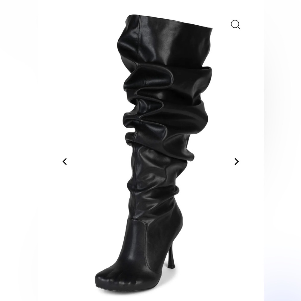 Jeffrey Campbell Black Over the Knee Boots - Conform 02